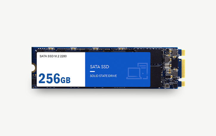 256GB SSD, M2 Sata (2280) refurbished