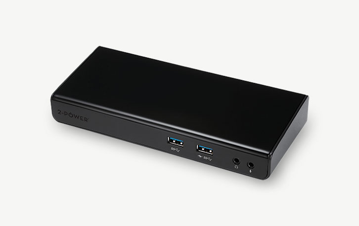 2-Power USB3.0 Dual HD Video Docking station