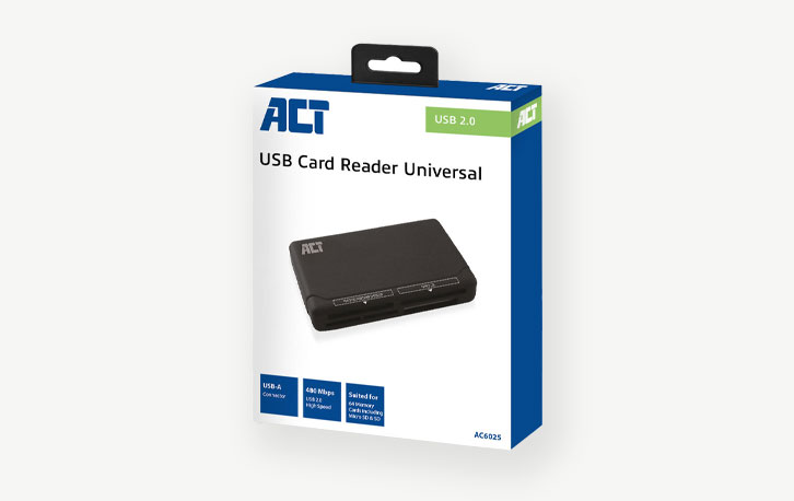 ACT USB Kaart lezer universeel - AC6025